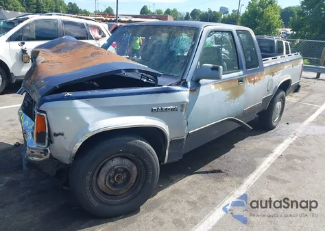 1990 Dodge Dakota из США, поврежденный, VIN 1B7FL23X0LS641390